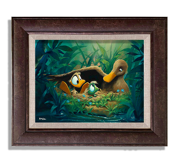 Duck, Duck, Frog - Framed, Limited Edition Giclee