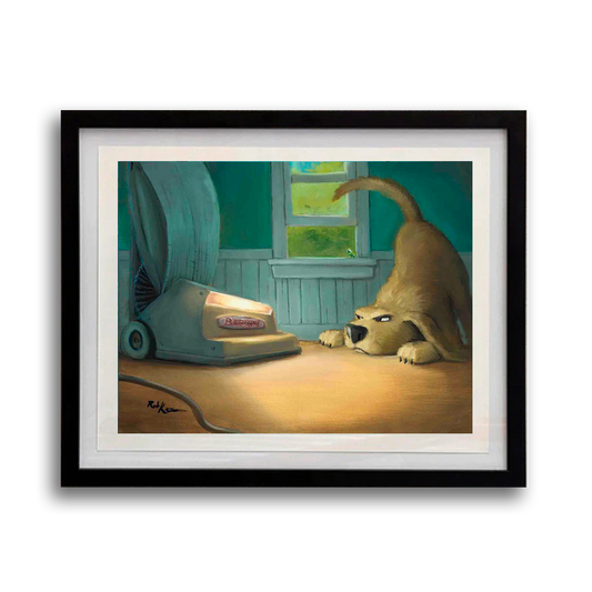 Facing Off - Framed Open Edition Print