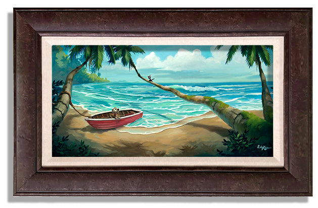 Guarding The Boat - Framed, Limited Edition Giclee