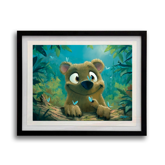My Little Blue Buddies - Framed Open Edition Print