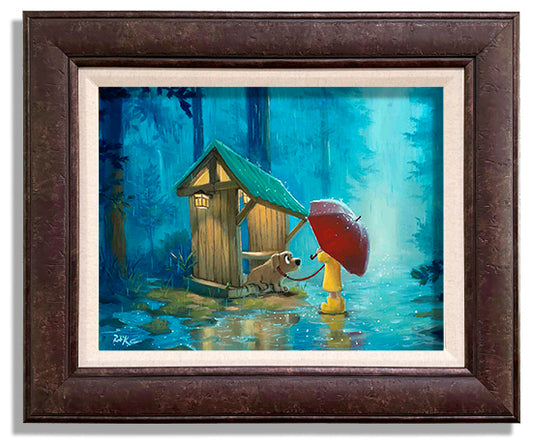 Too Wet To Walk - Framed, Limited Edition Giclee