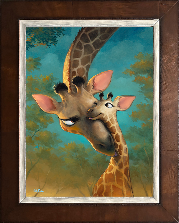 Towering Love - Original Oil Painting - 24x18 - Framed