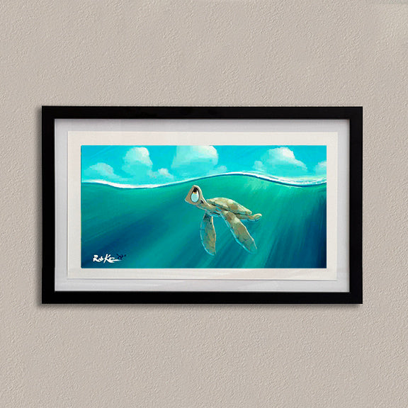 Traveling Along - Framed Open Edition Print