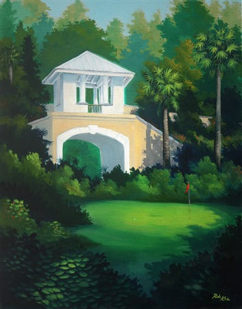 11th Hole - Original Oil Painting - 22x28