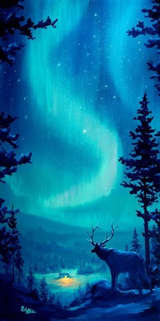 Northern Light - Original Oil Painting - 18x36