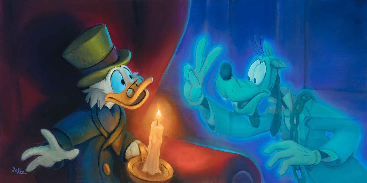 Three Ghosts - Original Oil Painting - 15x30