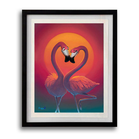 Shape of Love - Framed Open Edition Print