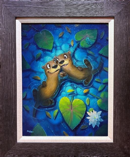 Significant Otter - Original Oil Painting - 24x18