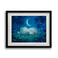 Snoozing - Framed Open Edition Print
