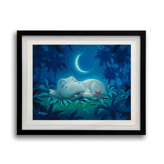 Snoozing - Framed Open Edition Print
