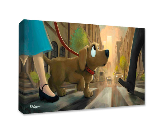 Street Crossing - Gallery Wrapped Canvas