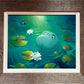 Taking A Peek - Original Oil Painting - 18x24 - Framed