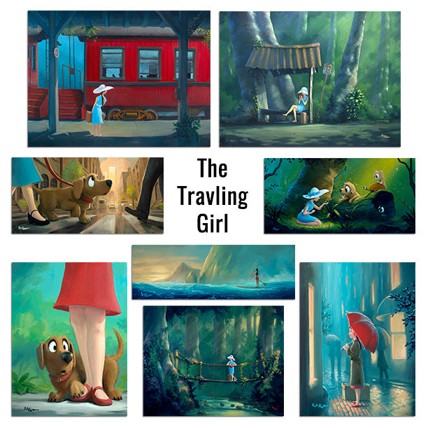 The Traveling Girl - Gallery Wraps