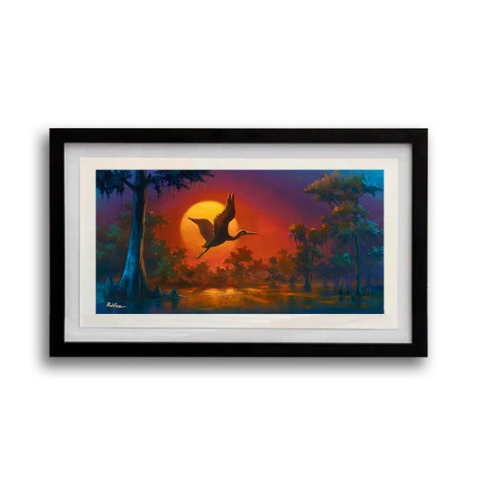 Twilight Flight - Framed Open Edition Print