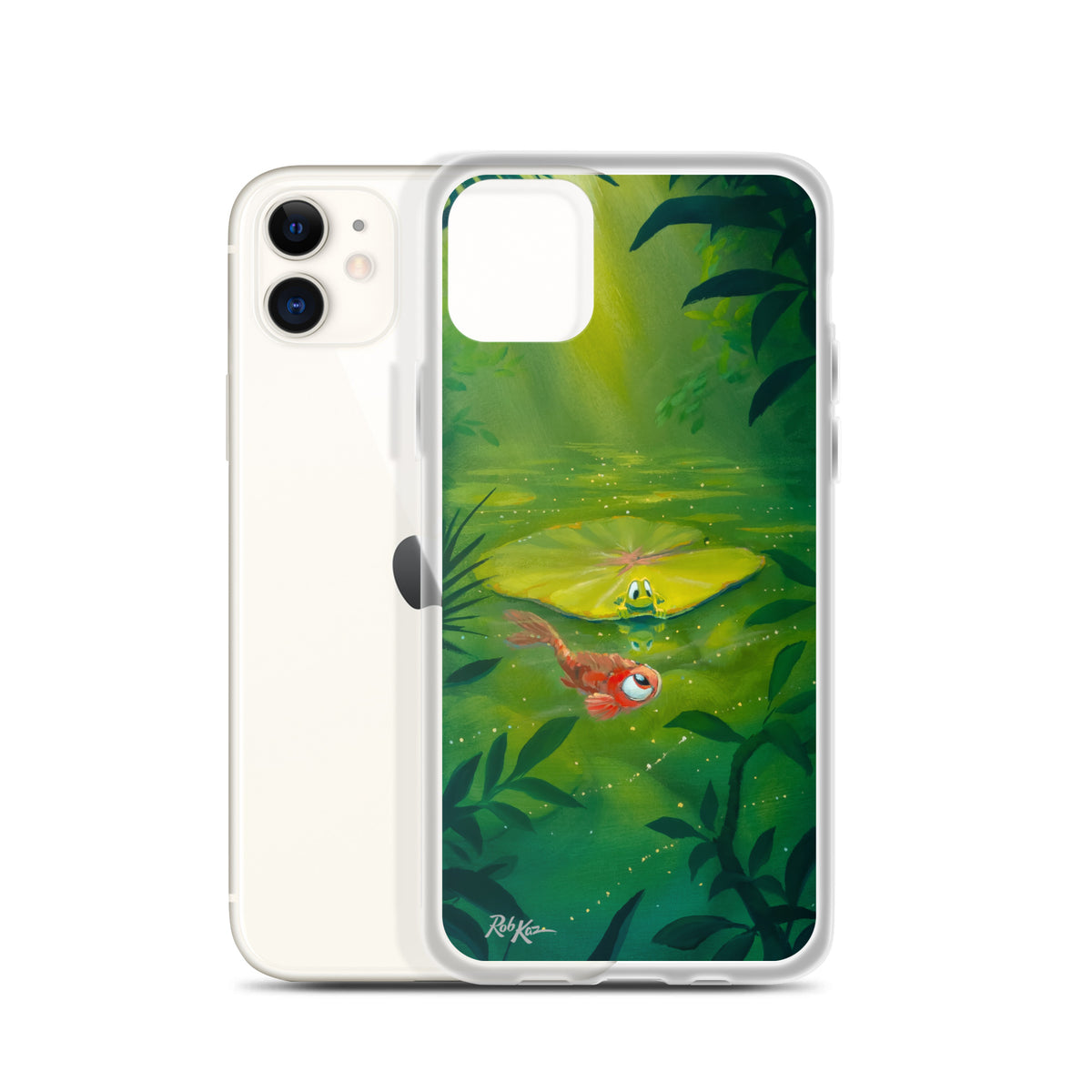 iPhone case featuring Red Koi by Rob Kaz