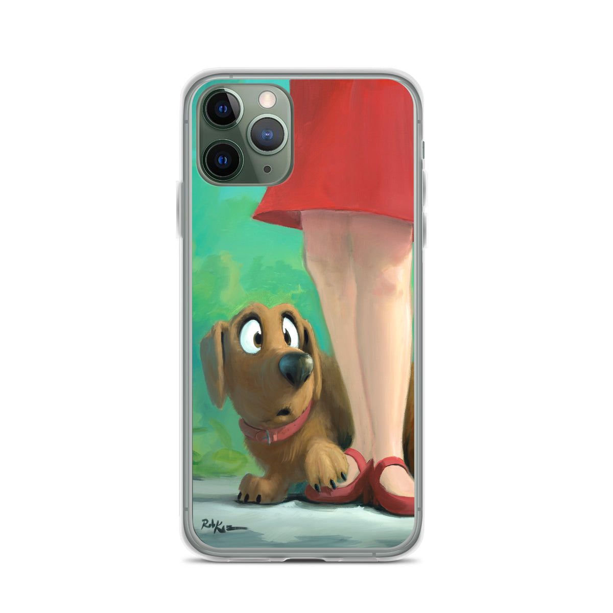 iPhone case featuring Brave Little Boy by Rob Kaz