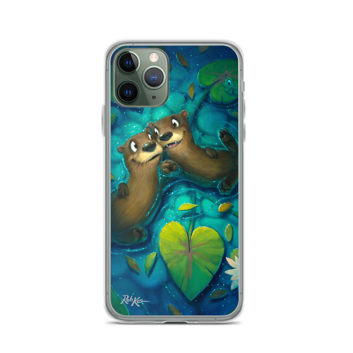 iPhone case featuring Significant Otter by Rob Kaz