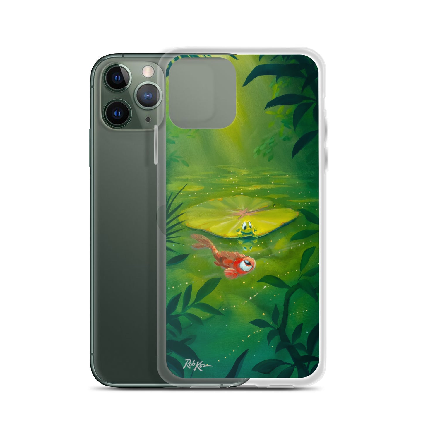 iPhone case featuring Red Koi by Rob Kaz