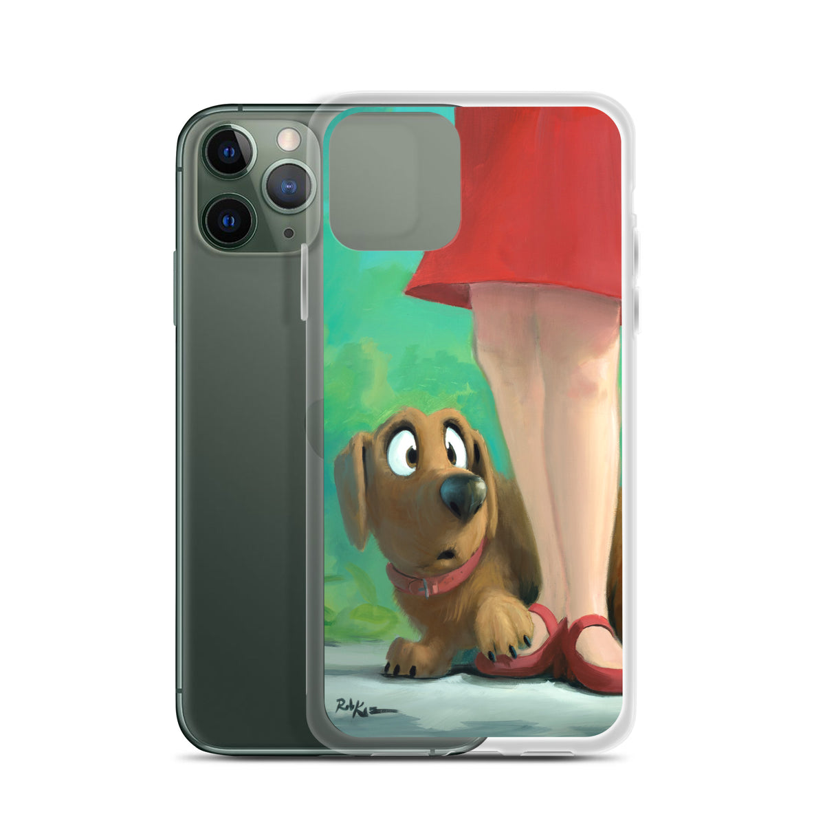 iPhone case featuring Brave Little Boy by Rob Kaz