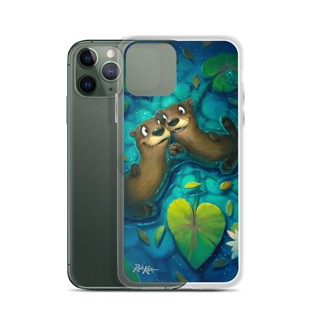 iPhone case featuring Significant Otter by Rob Kaz