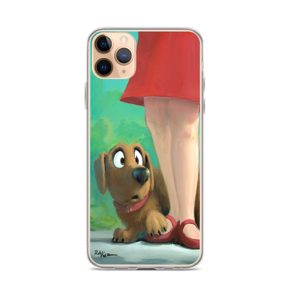 iPhone case featuring Brave Little Boy by Rob Kaz