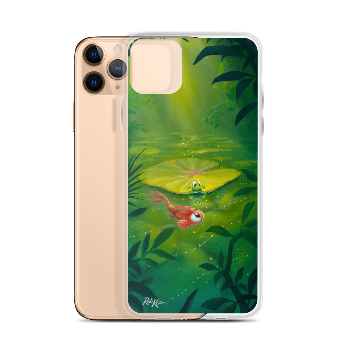 iPhone case featuring Red Koi by Rob Kaz