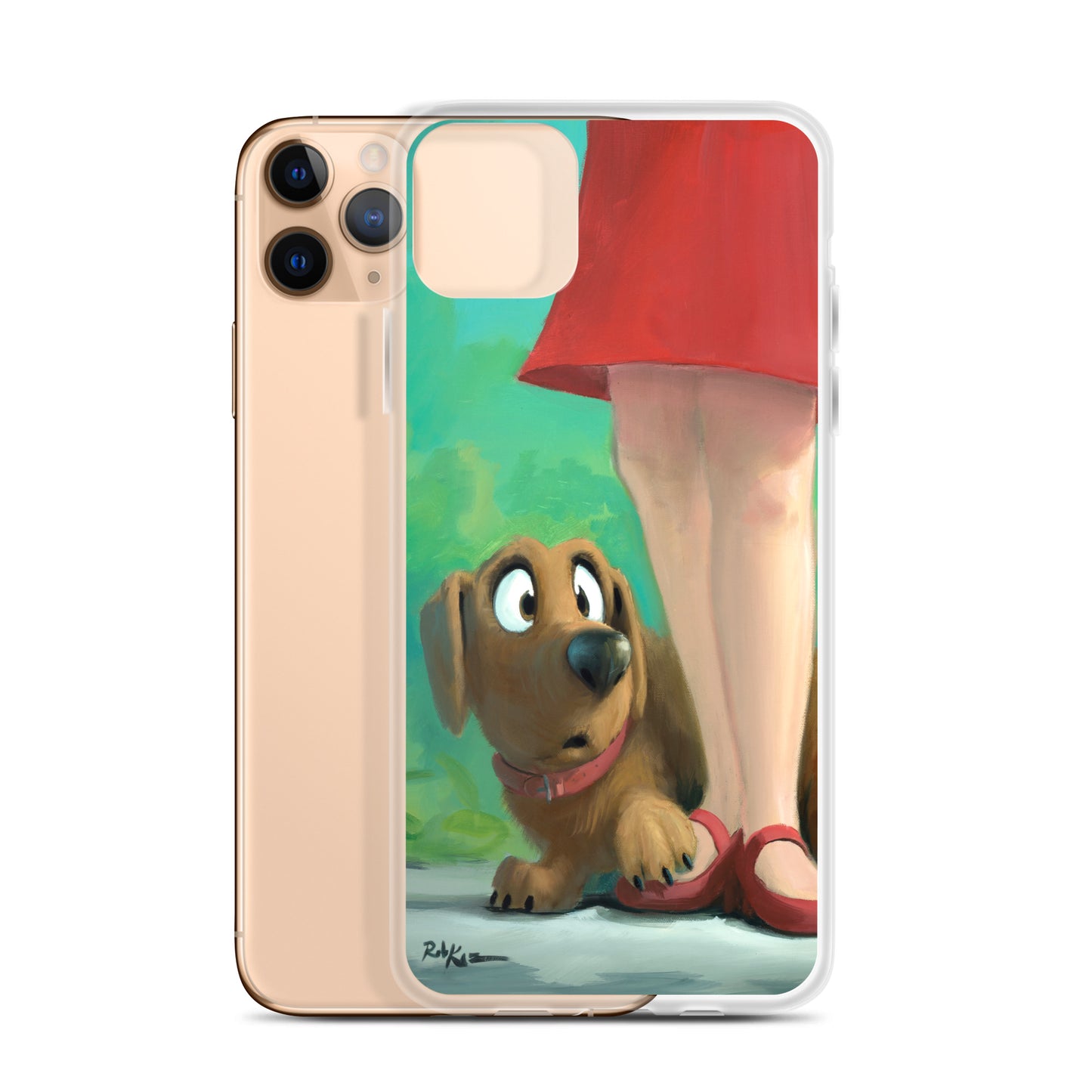 iPhone case featuring Brave Little Boy by Rob Kaz