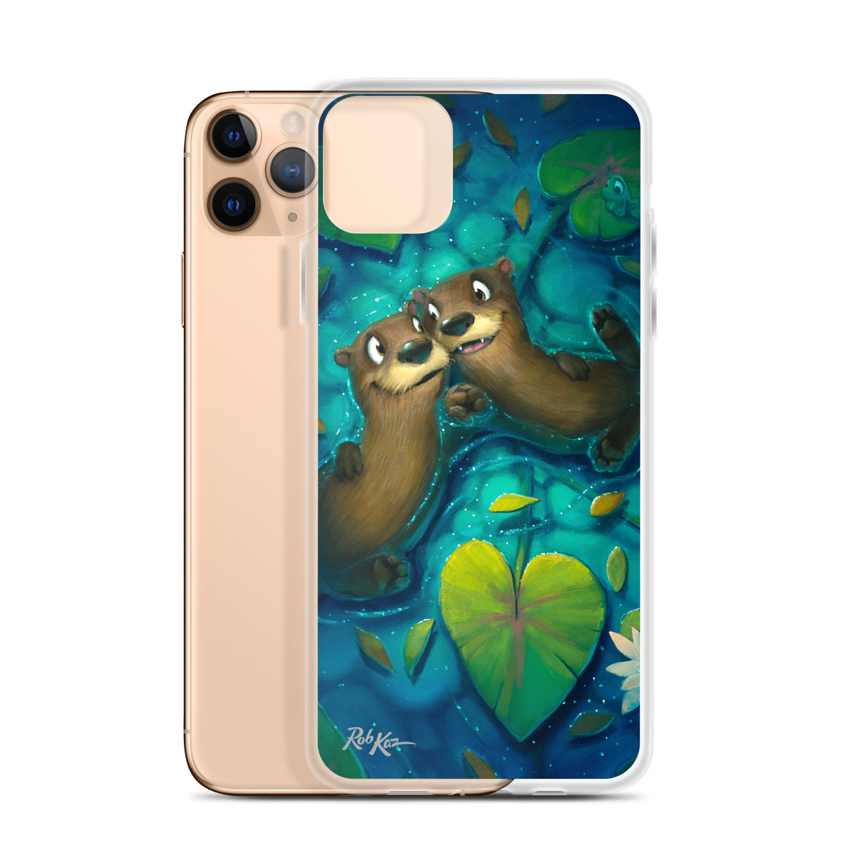 iPhone case featuring Significant Otter by Rob Kaz