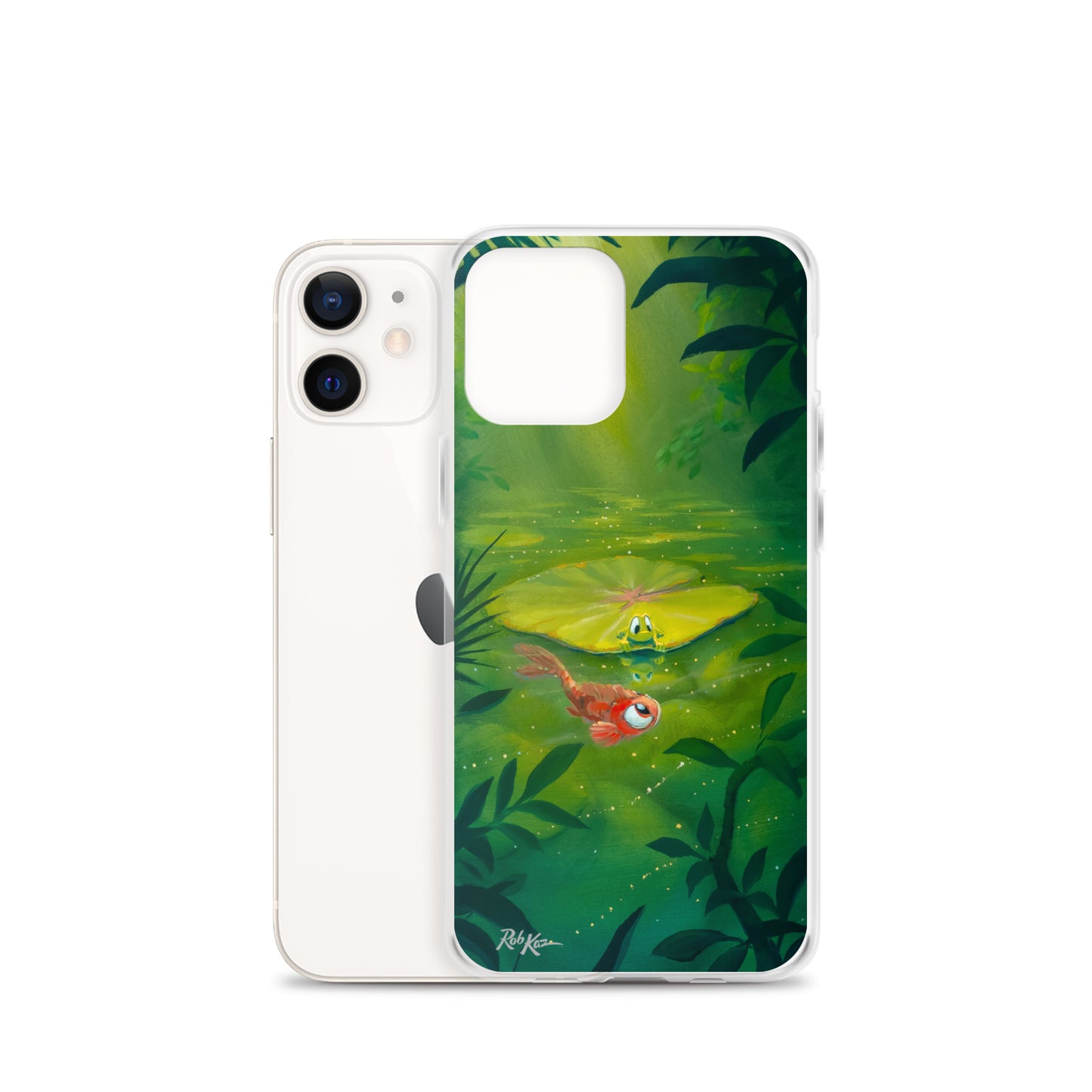 iPhone case featuring Red Koi by Rob Kaz