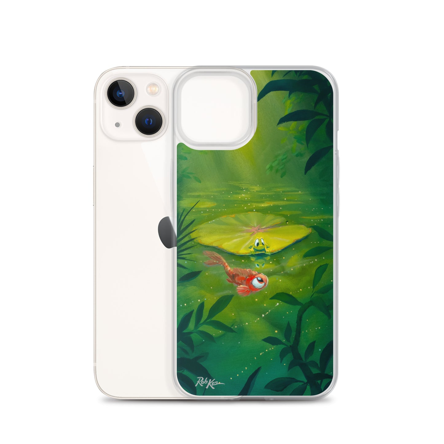 iPhone case featuring Red Koi by Rob Kaz