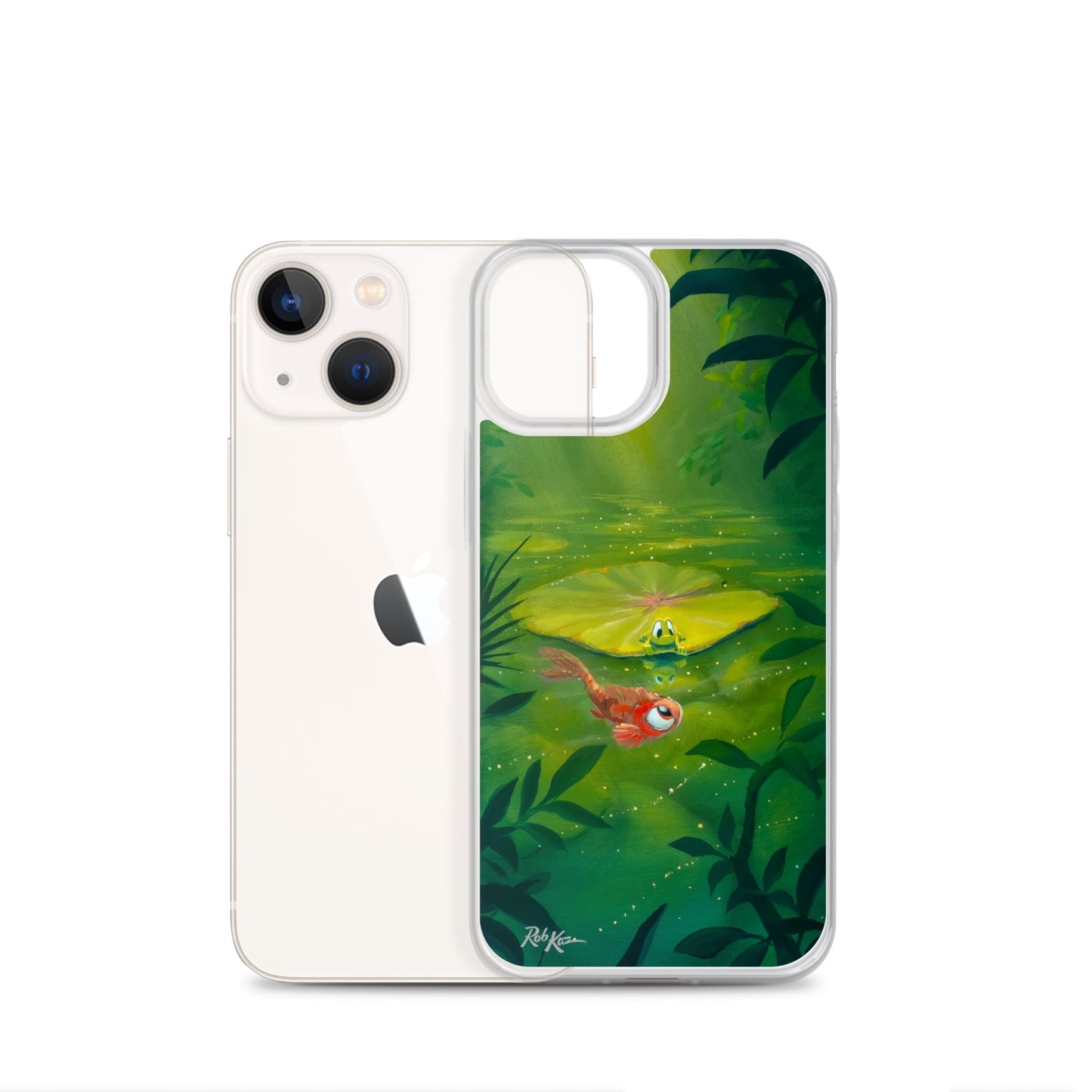 iPhone case featuring Red Koi by Rob Kaz