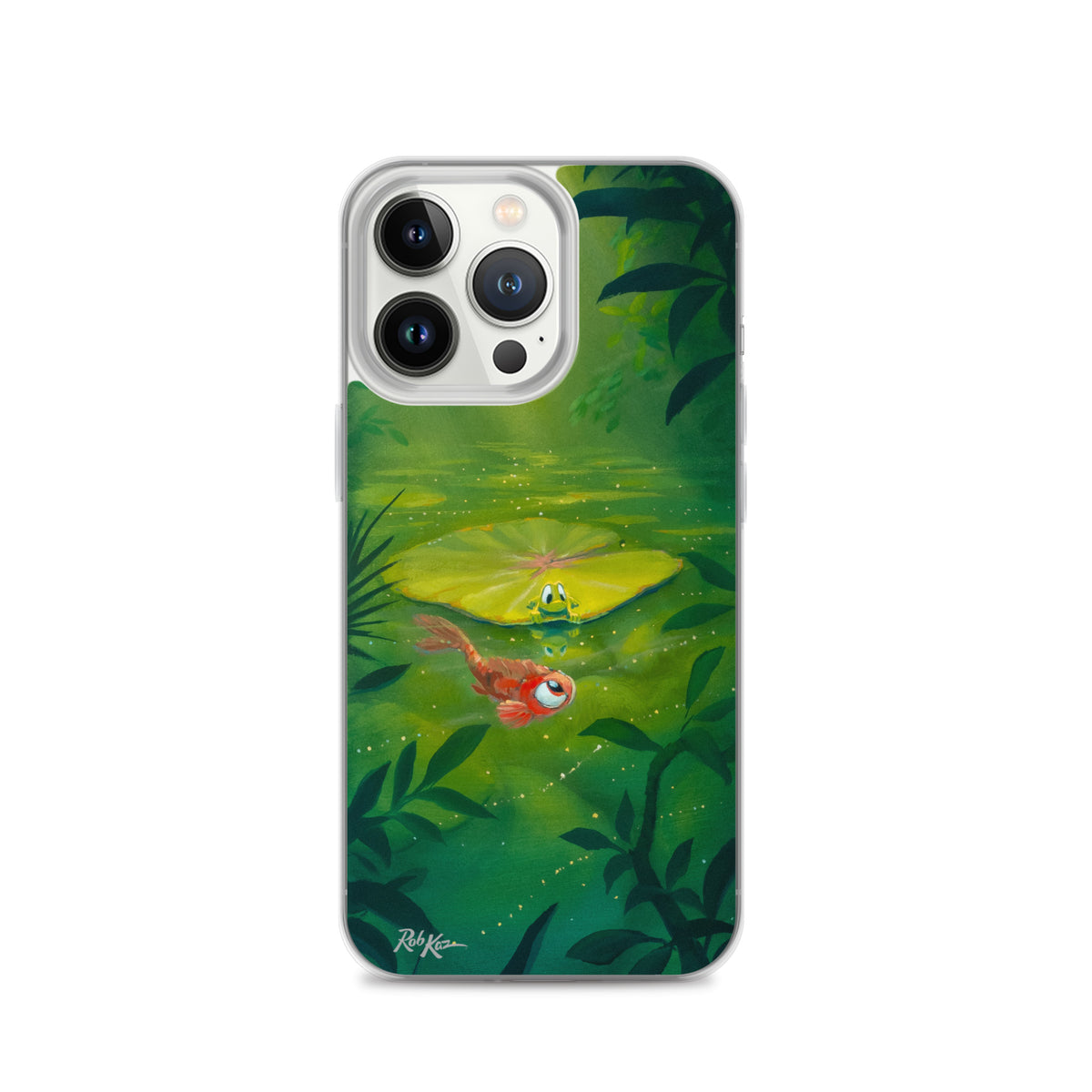 iPhone case featuring Red Koi by Rob Kaz
