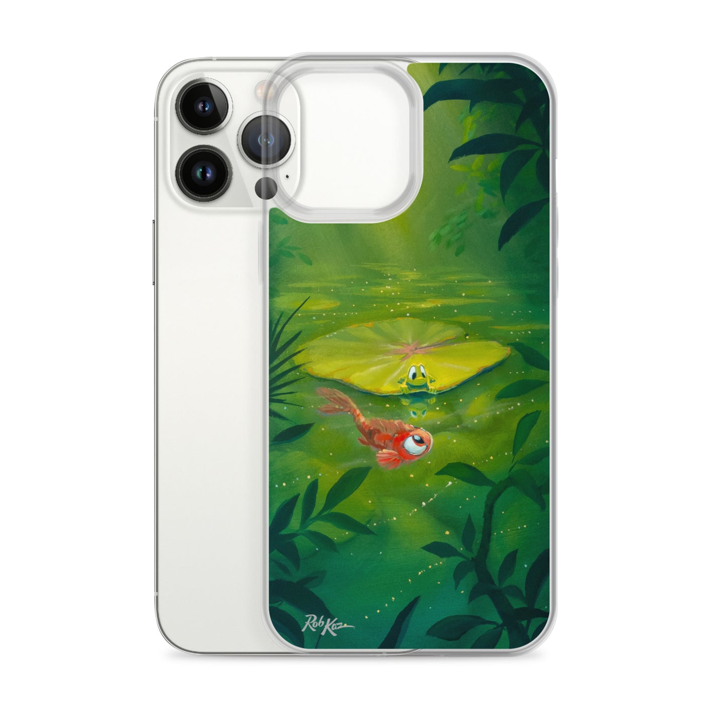 iPhone case featuring Red Koi by Rob Kaz