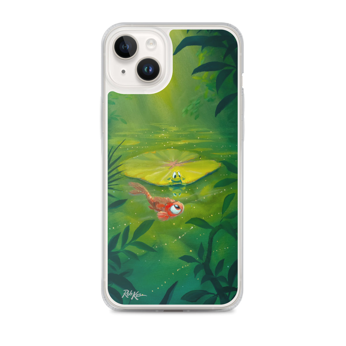 iPhone case featuring Red Koi by Rob Kaz
