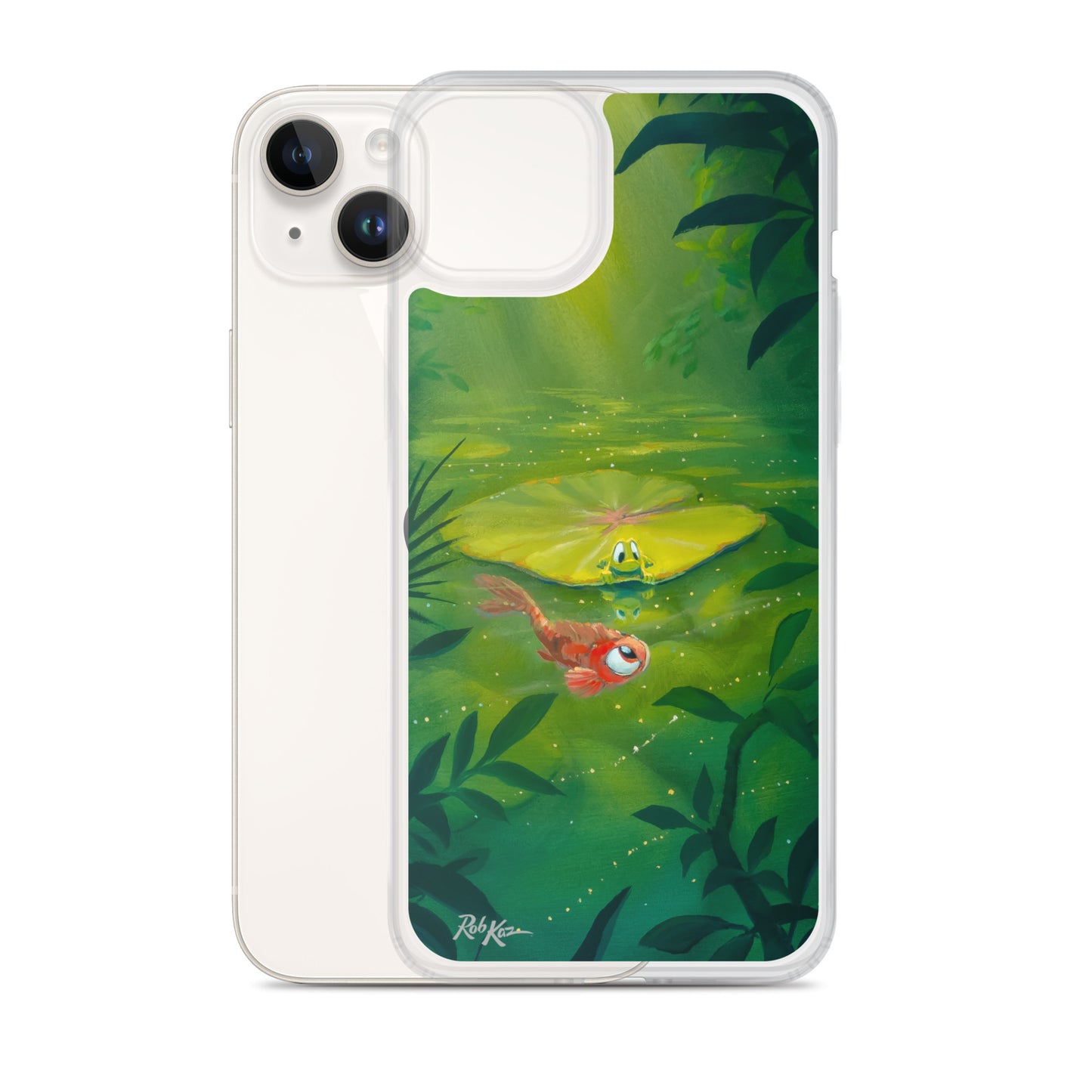 iPhone case featuring Red Koi by Rob Kaz