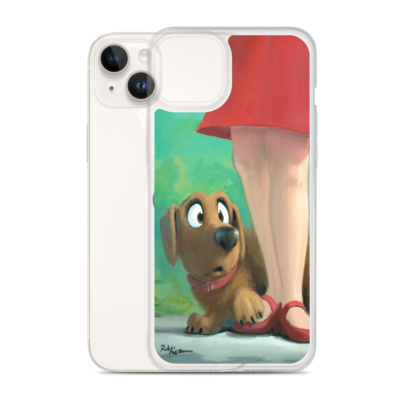iPhone case featuring Brave Little Boy by Rob Kaz