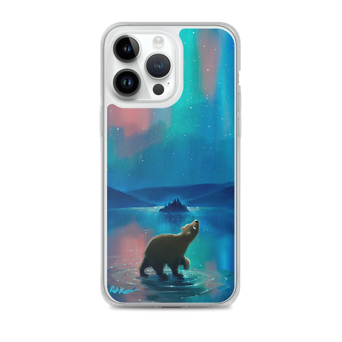 iPhone Case featuring Aurora Bearealis by Rob Kaz