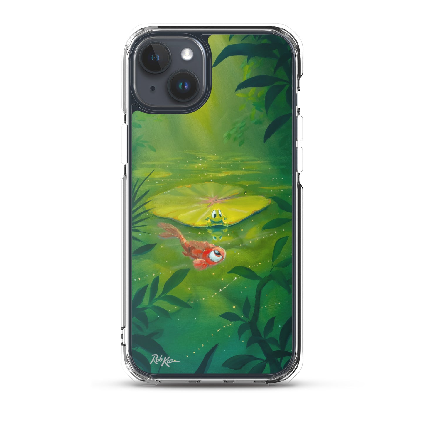 iPhone case featuring Red Koi by Rob Kaz