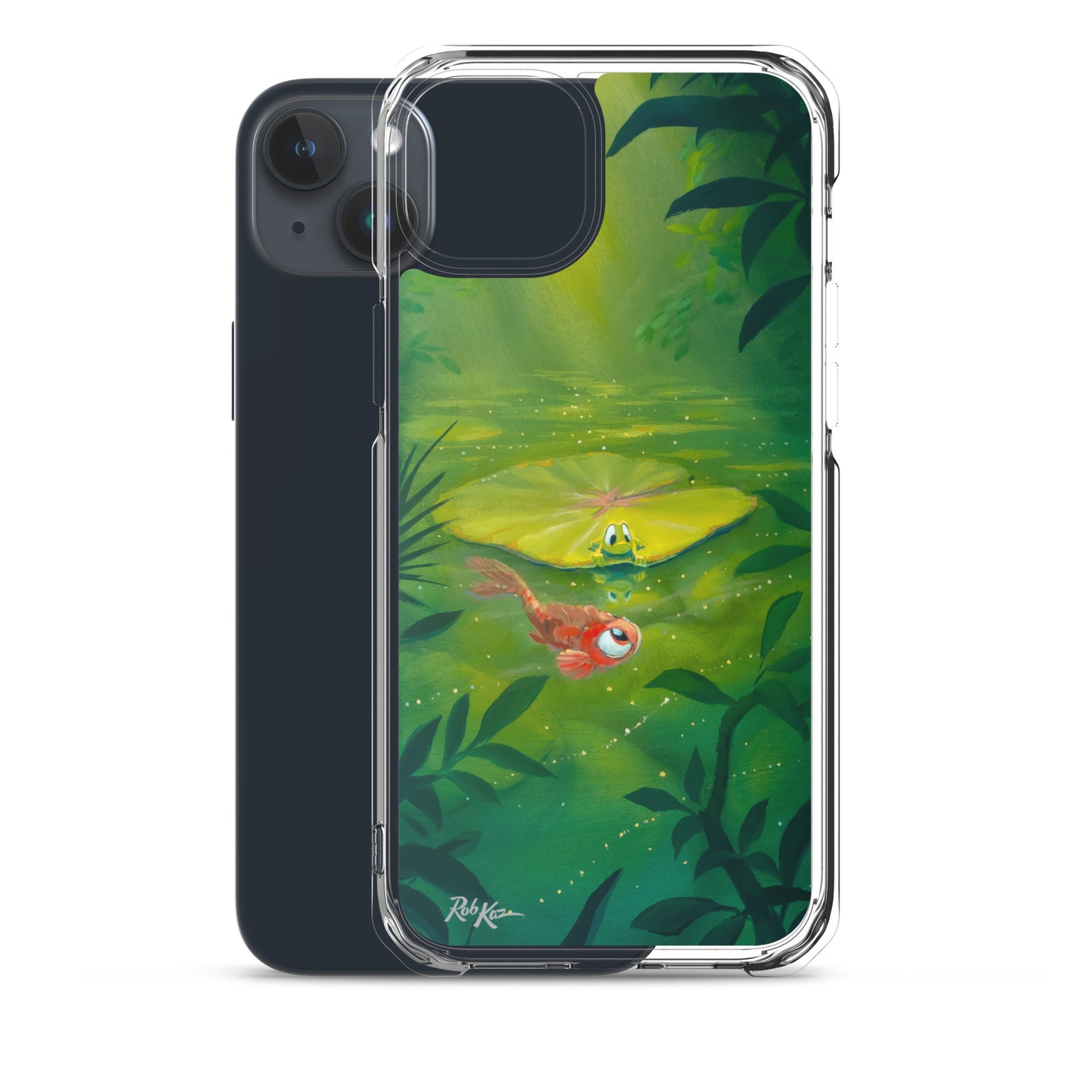iPhone case featuring Red Koi by Rob Kaz