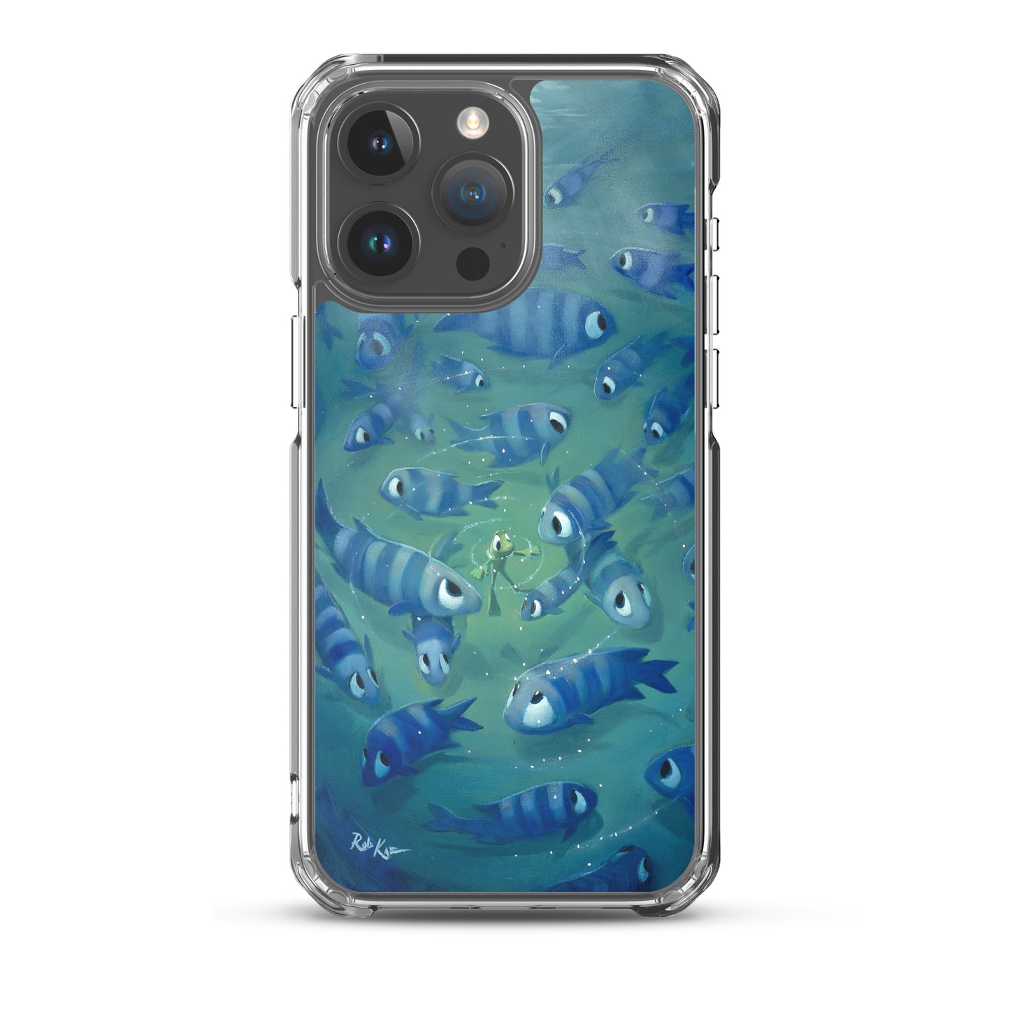 iPhone Case featuring Feeling Blue by Rob Kaz