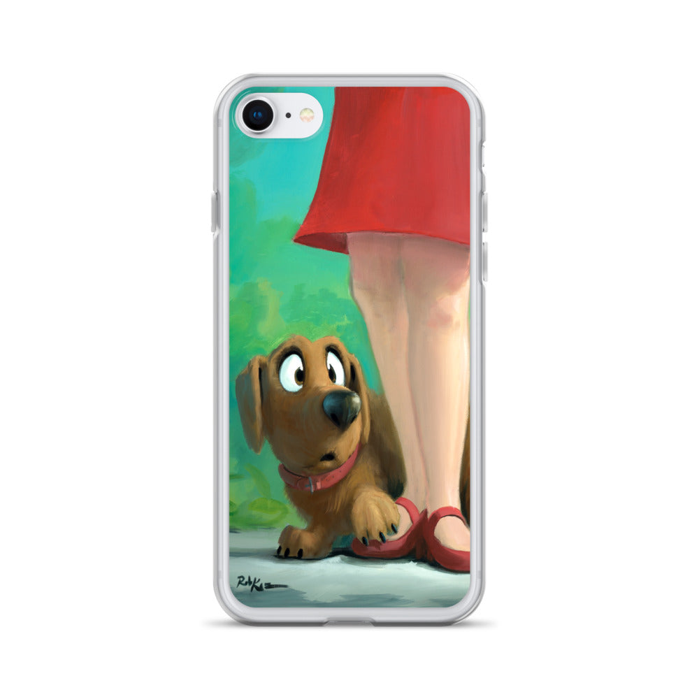 iPhone case featuring Brave Little Boy by Rob Kaz