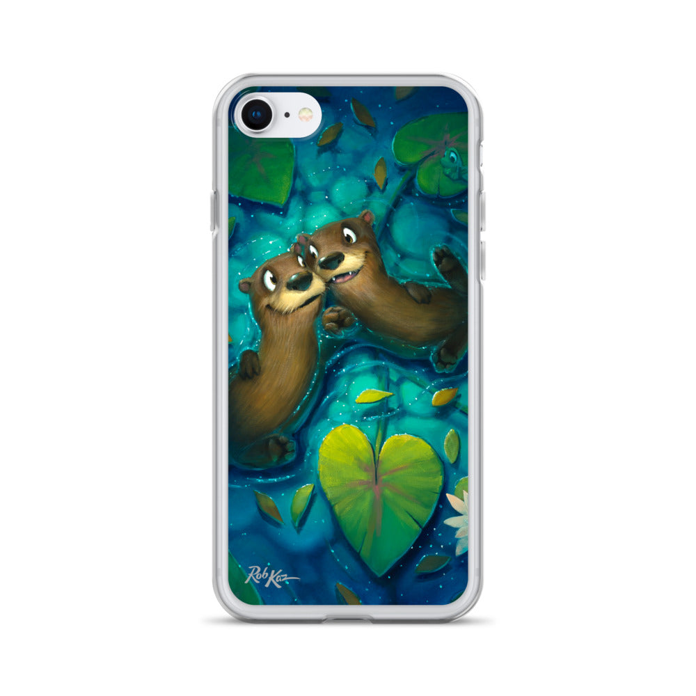iPhone case featuring Significant Otter by Rob Kaz