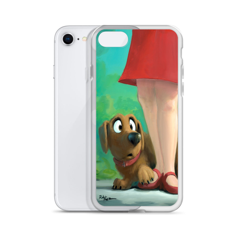 iPhone case featuring Brave Little Boy by Rob Kaz