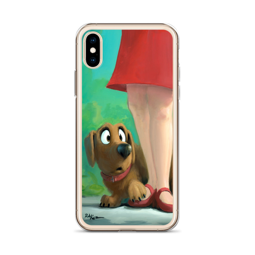 iPhone case featuring Brave Little Boy by Rob Kaz
