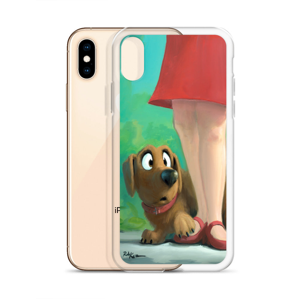 iPhone case featuring Brave Little Boy by Rob Kaz