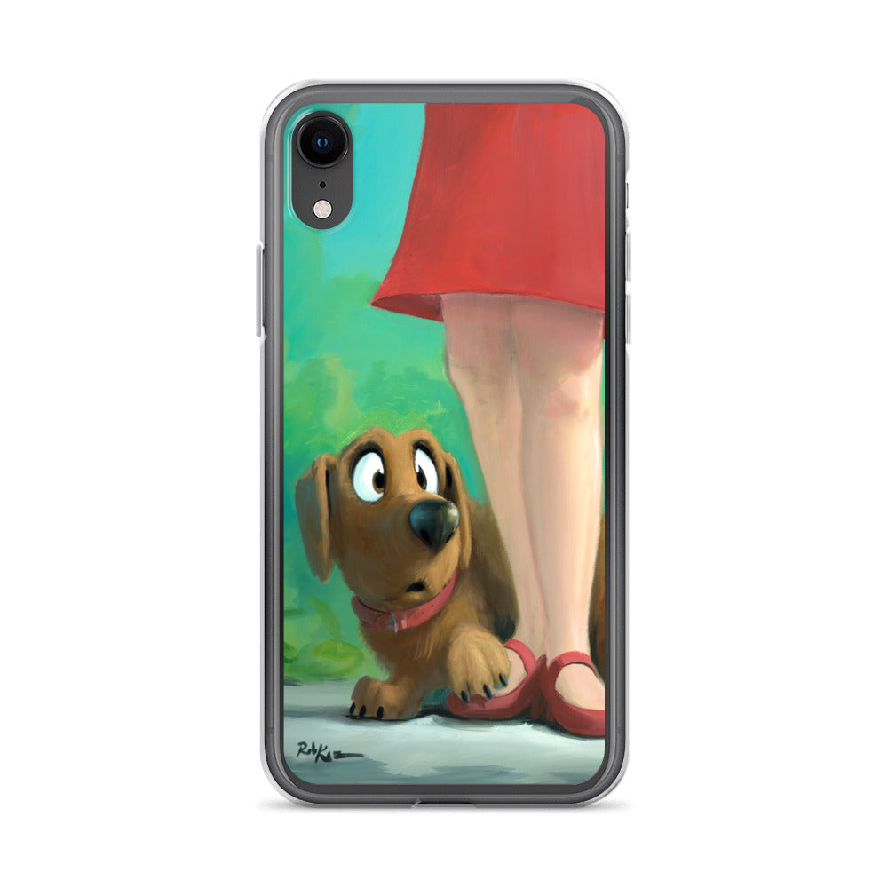 iPhone case featuring Brave Little Boy by Rob Kaz