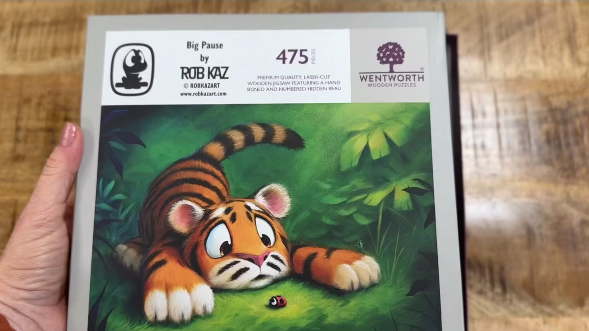 Limited Edition Wentworth Wooden Puzzle by Rob Kaz - Big Pause