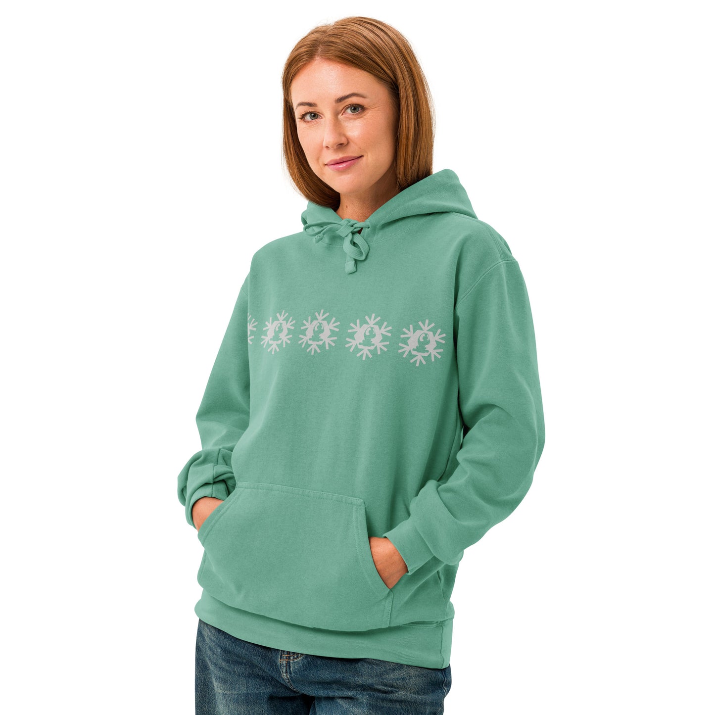 Unisex Beau-flake Row hoodie