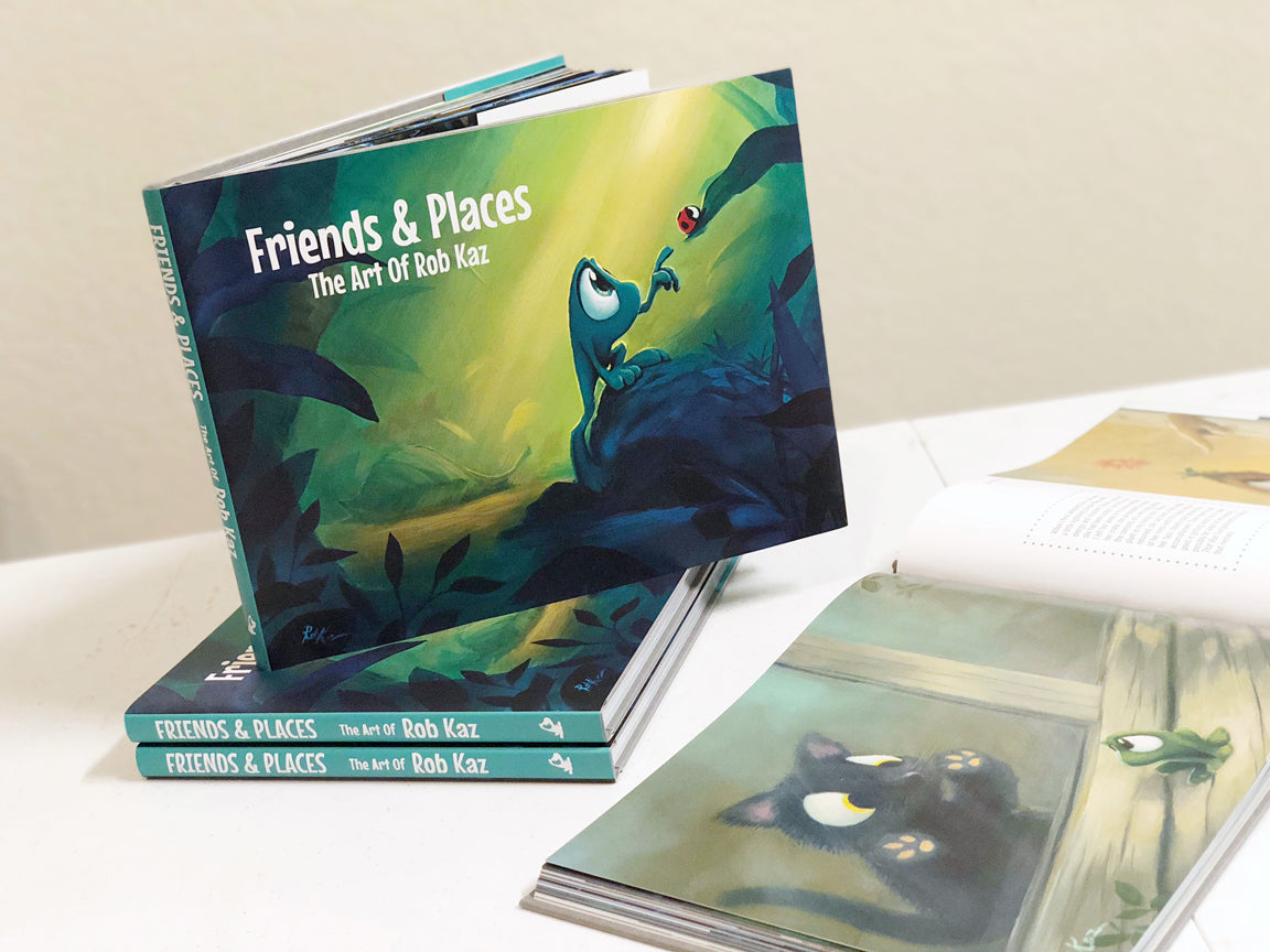 Friends & Places: The Art of Rob Kaz (Book)