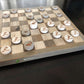 Handmade Reclaimed Barn Wood Checkers Game